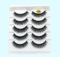 Mink False Eyelashes 3D False Eyelashes Five Pairs Of Soft Cotton Stalk Eyelashes