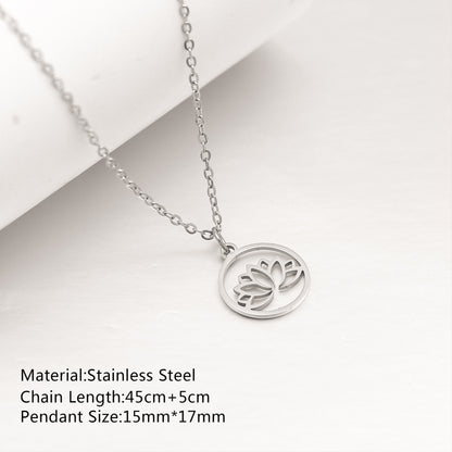 Mushroom Necklace Clavicle Chain Color Retention